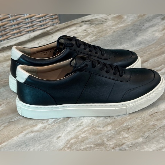 Men’s MORAL CODE Kai Men’s black leather sneakers- Size 8.5 - Picture 13 of 14